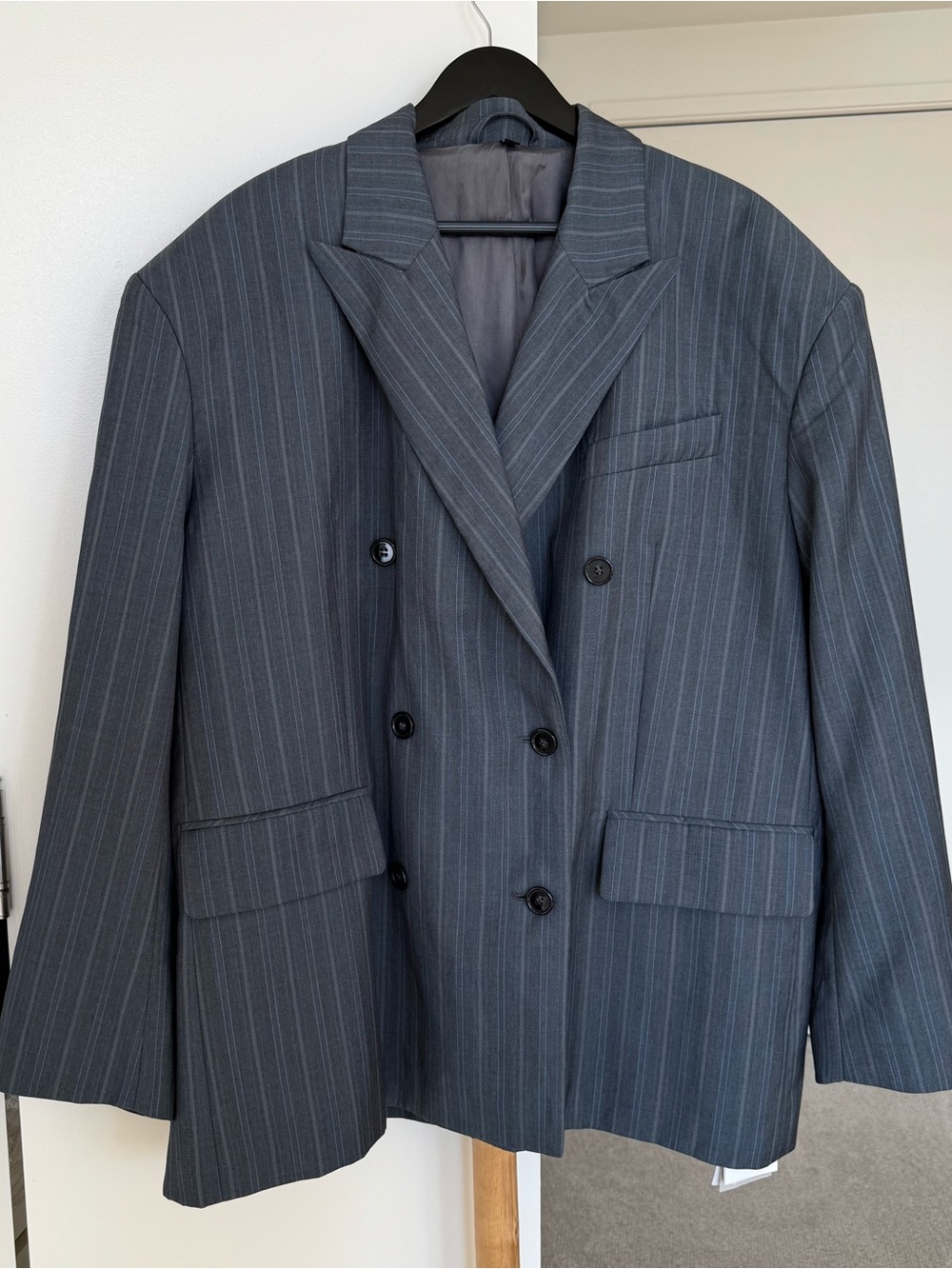 H&M STUDIO. Premium Selection. Oversized Wool Blazer and Pants Suit. XL size! - Picture 7 of 16